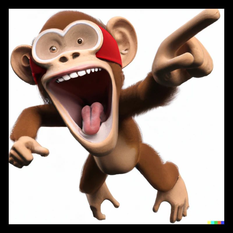 Singe fou