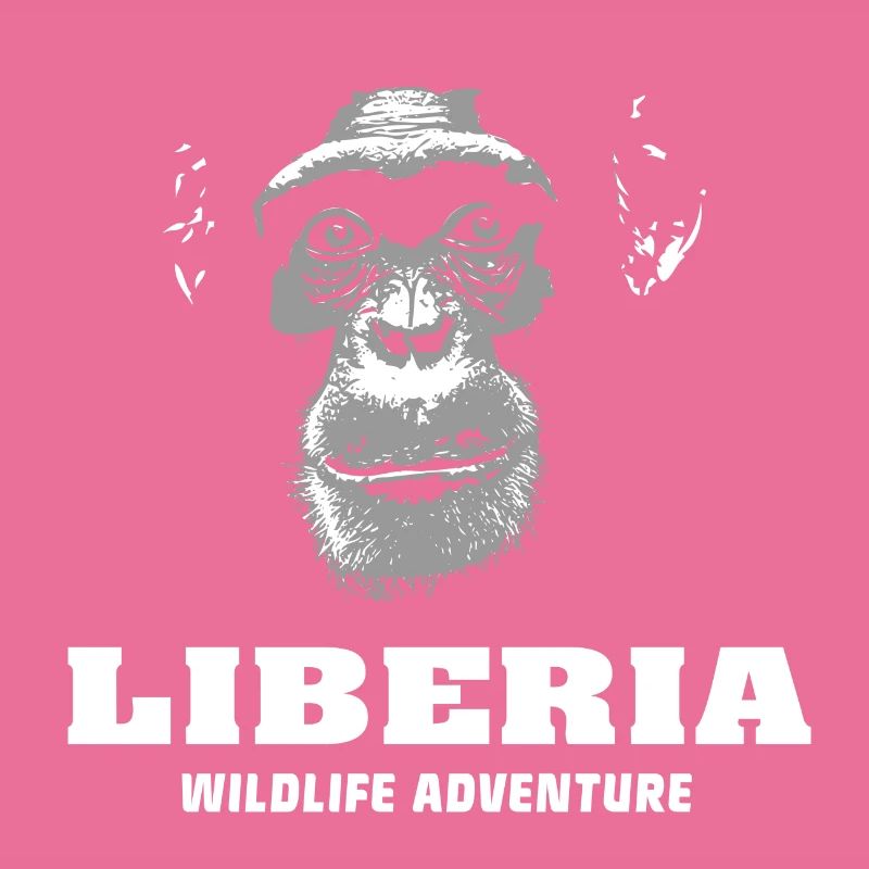 Liberia - Schimpanse