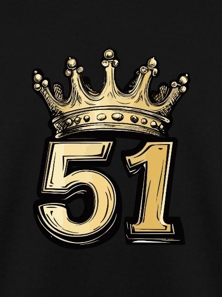 51 Zahl Krone