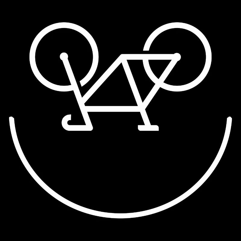 Cycliste souriant, Vélo de course cycliste