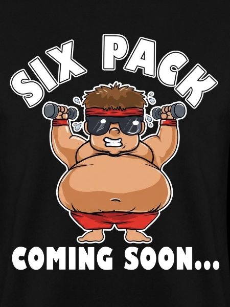 Sixpack Coming Soon – Lustiger Bodybuilder