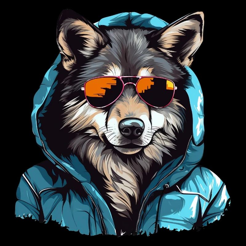 Gray wolf in street style | Wolf lovers