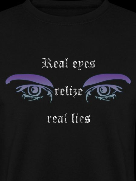 animiertes "Real eyes" Shirt