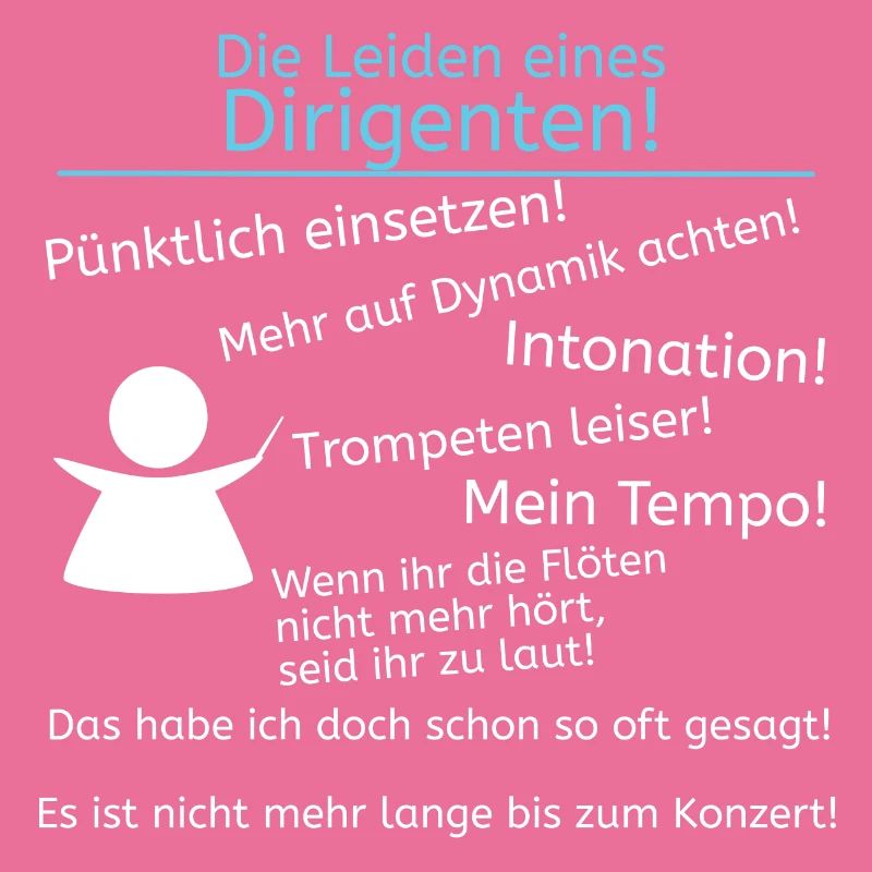 Leiden eines Dirigenten