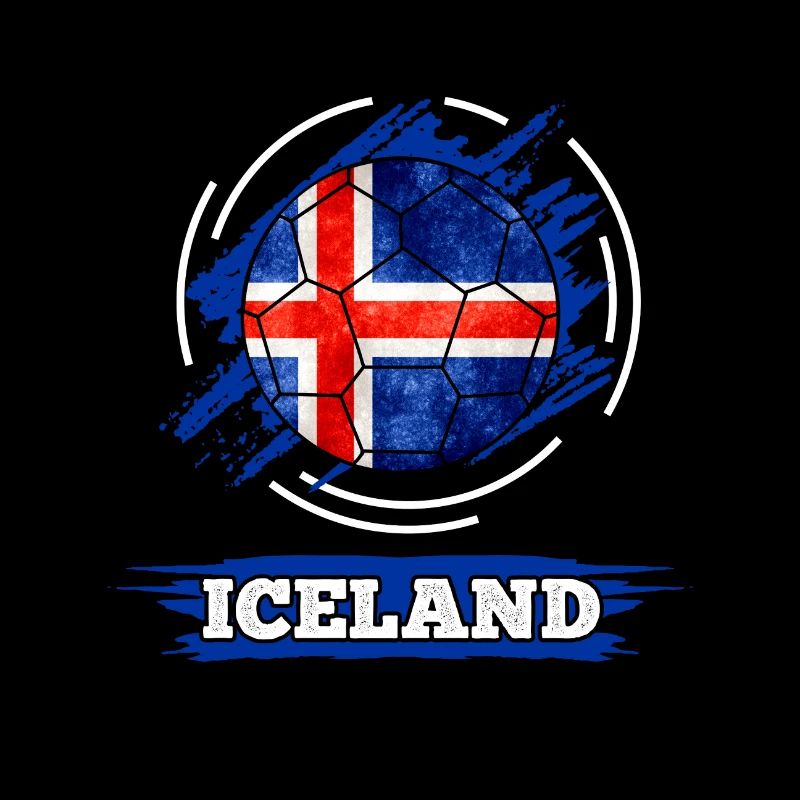 Fußball Landesflagge Island