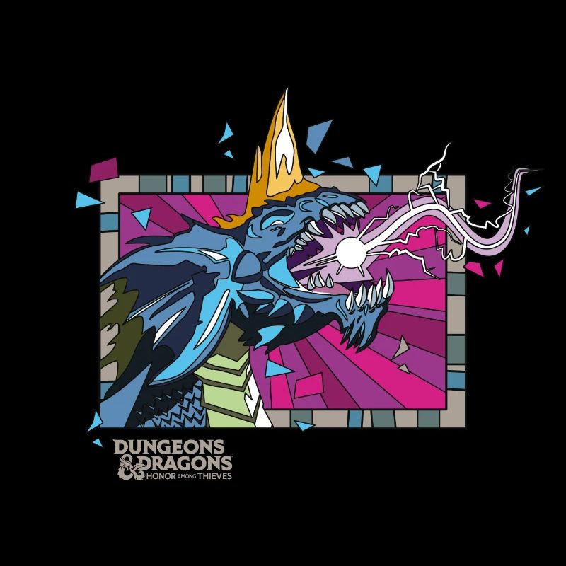 Dungeons & Dragons DND Blauer Drache