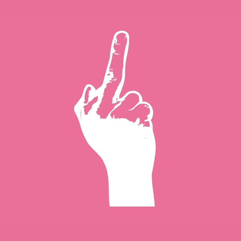 Ich zeige Dir den Mittelfinger