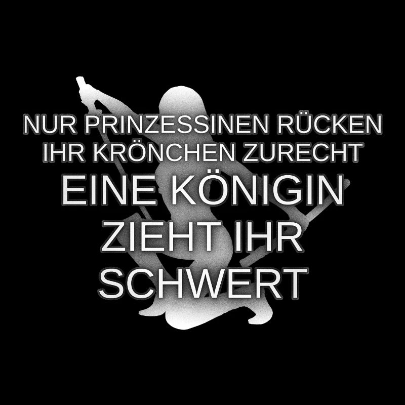 Königin mit Schwert Schwertkämpferin