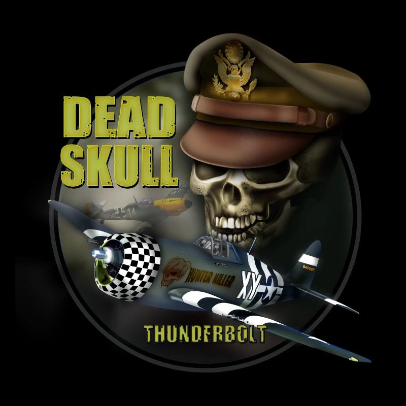 P47 Thunderbolt Dead Skull