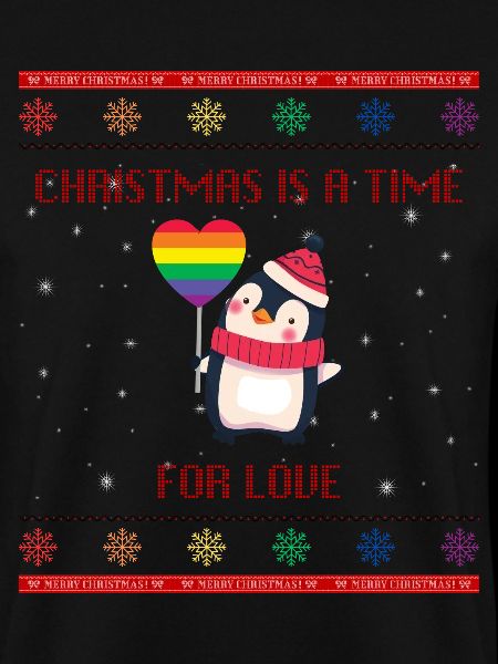Pride Christmas Pinguin