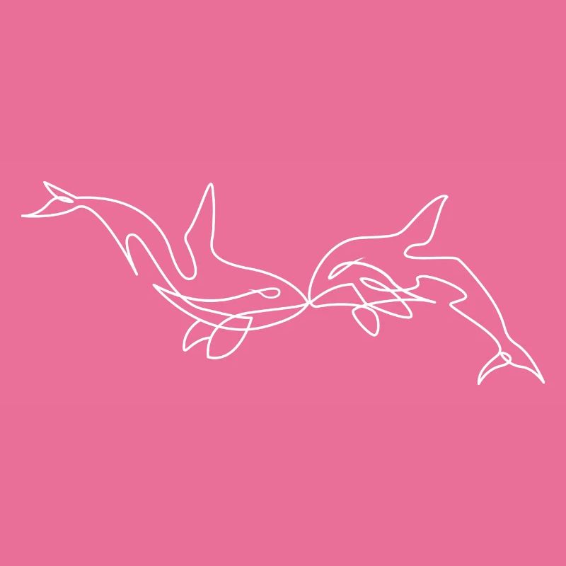 Embrasser les dauphins