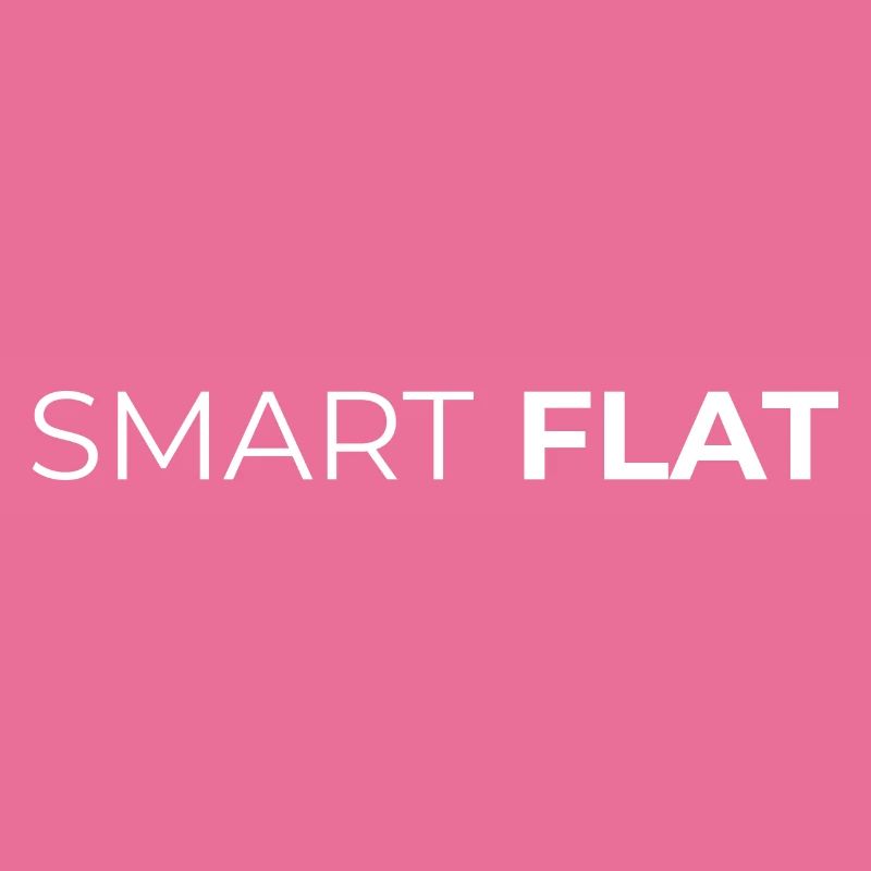 Texte Logo : Smart FLAT (blanc/transparent)
