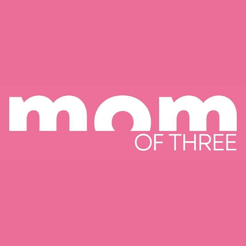 Mama von Drei Dreifache Mutter Muttertag Geschenk