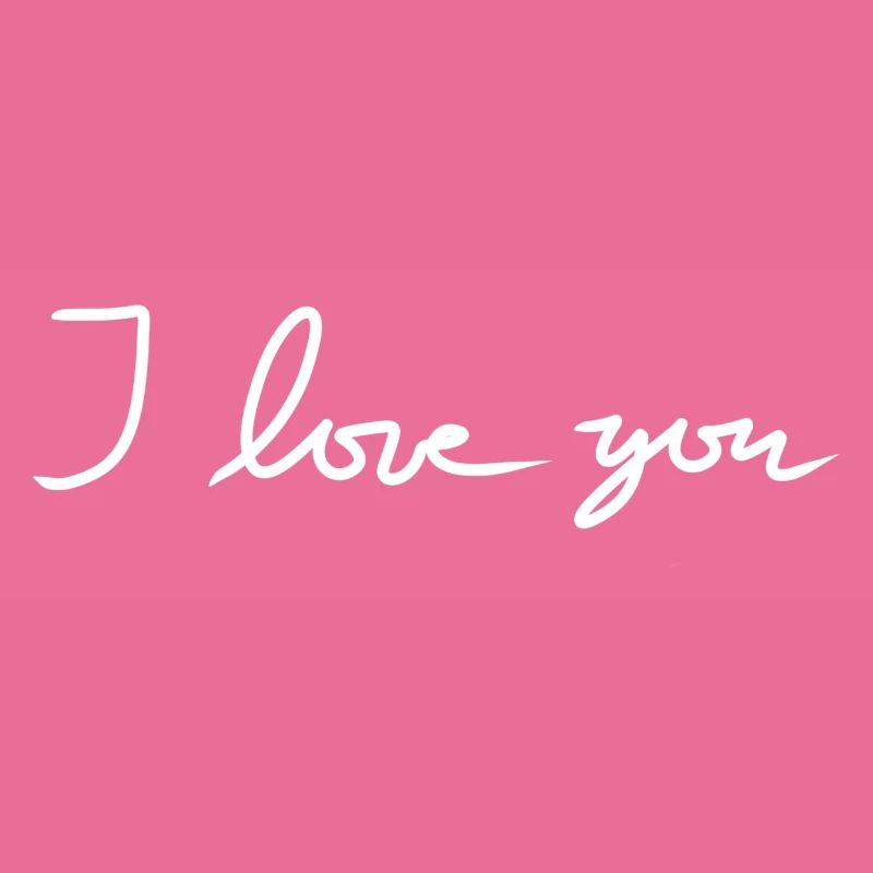 ich liebe dich text symbol