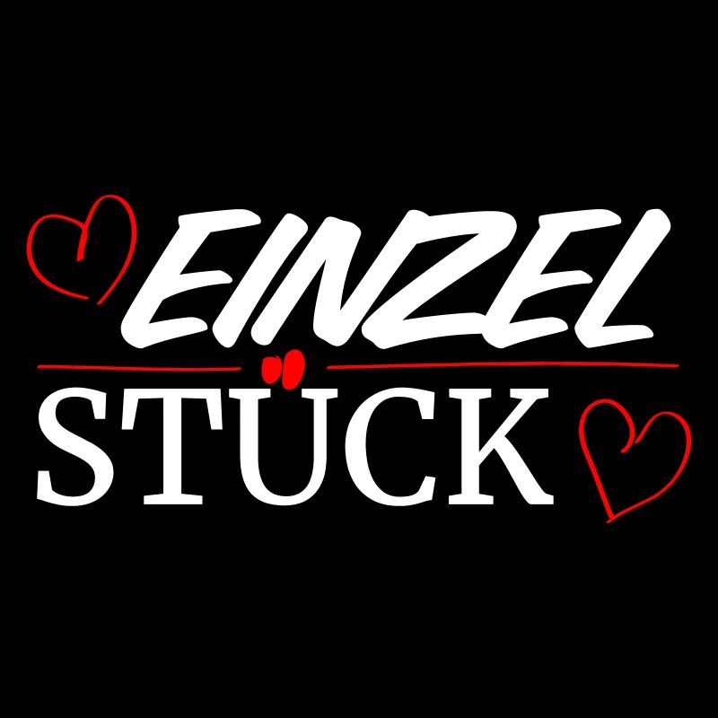 Einzelstück weiss