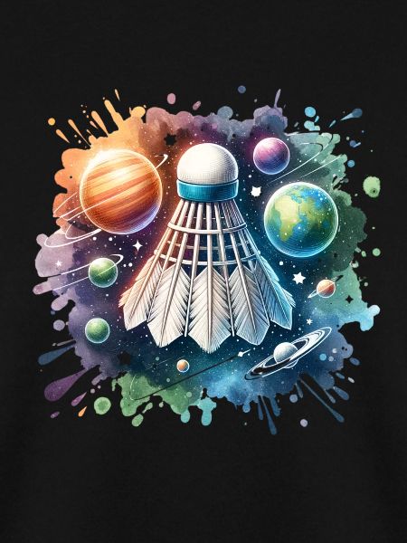 Cooles Badminton Federball Design
