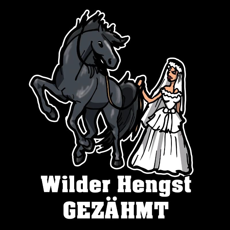 Wilder Hengst Gezähmt Geschenk Junggesellen Pferd