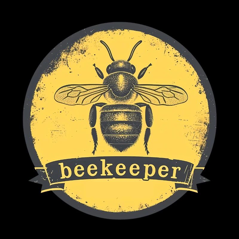 Beekeeper Bee Badge