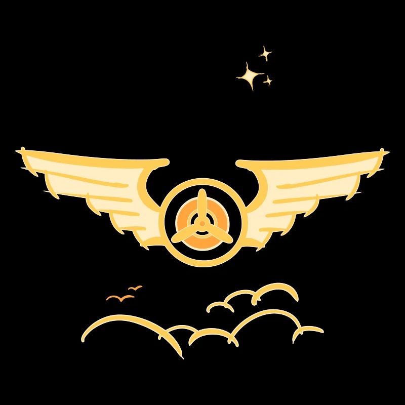 Aviation Symbol Air Force Wing Aircraft Pilot