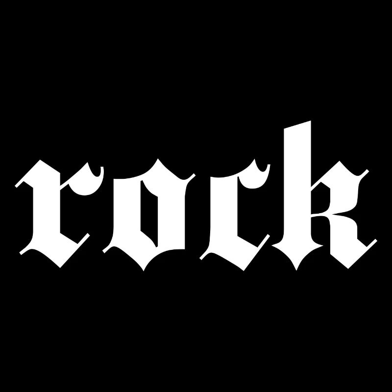 Gothic Rock Typography