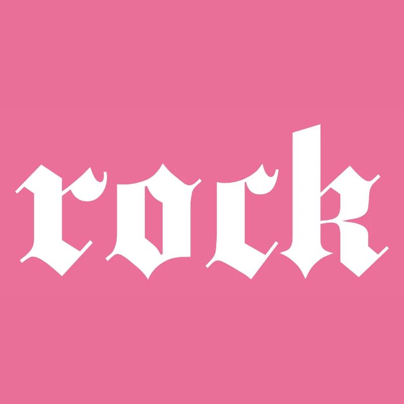 Gothic Rock Typography