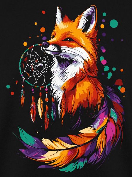 Fuchs mit Traumfänger