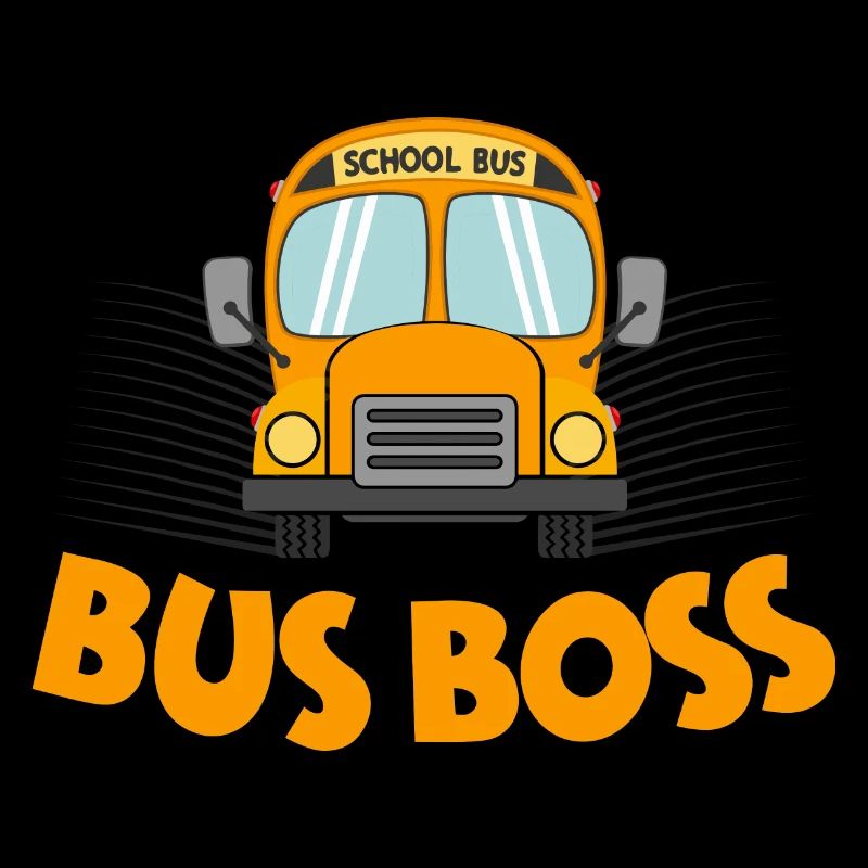Chef d’autobus Jaune Chauffeur d’autobus scolaire