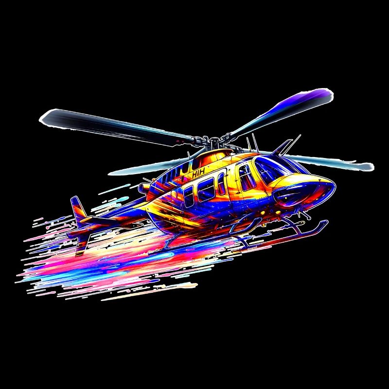 JetRanger Bell 206 - Farbsplash