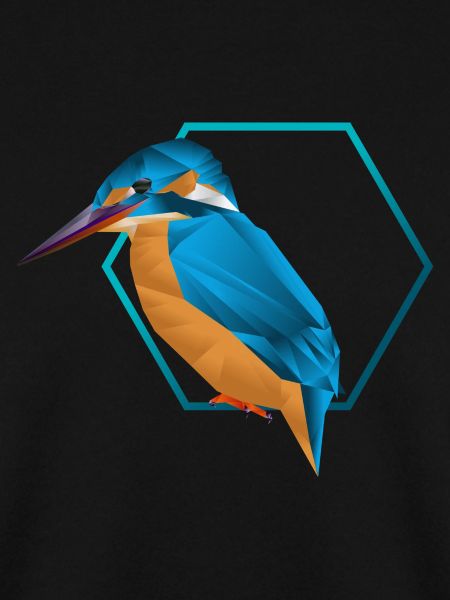 Low poly Eisvogel / Vogel
