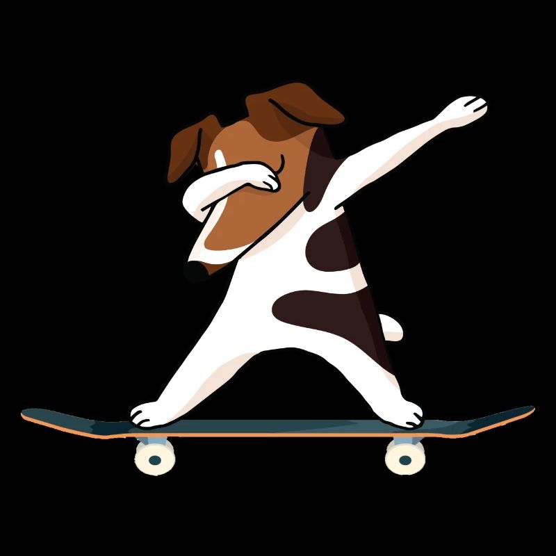 Dabbing Hund Skateboard