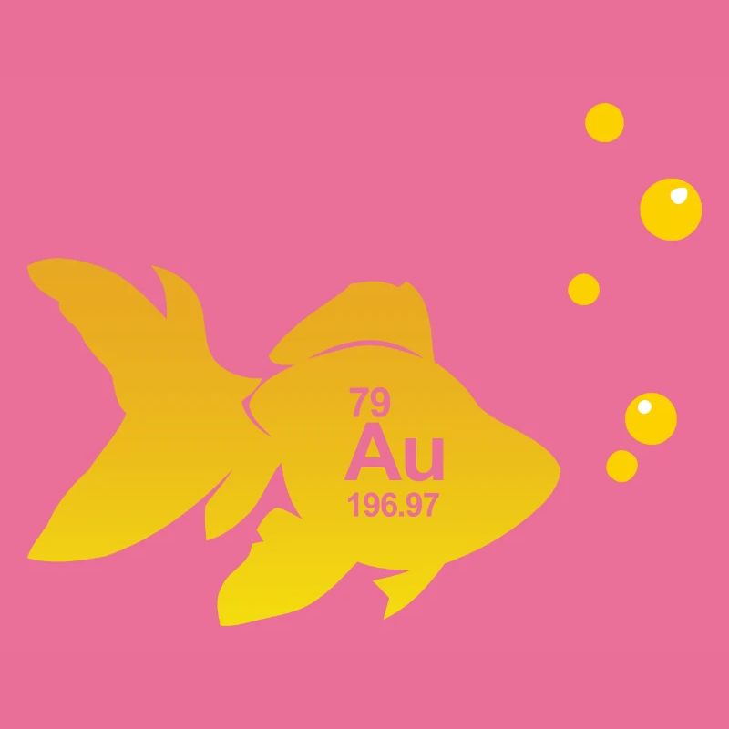 Goldenes Fisch-Element