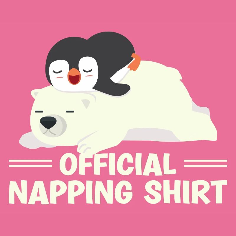 Sleeping Penguin Lover Cute Penguin Napping