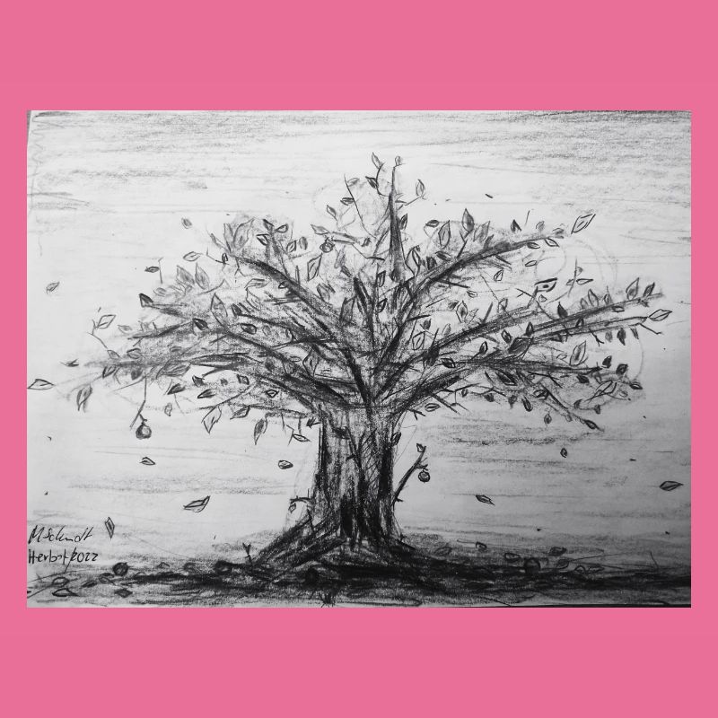 Herbst, Apfelbaum