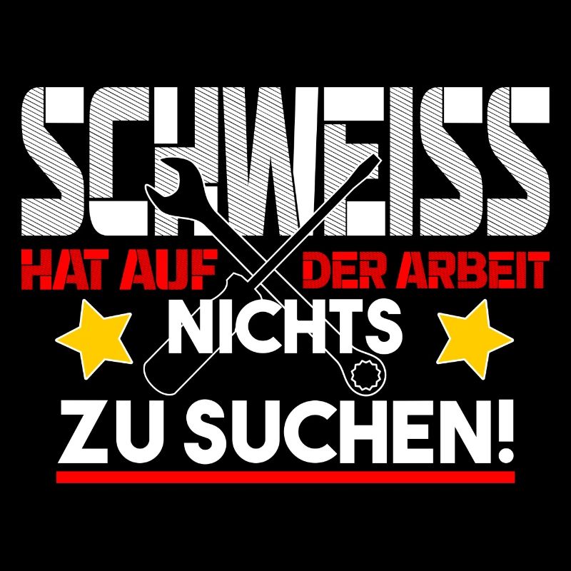 Schweiss auf der Arbeit