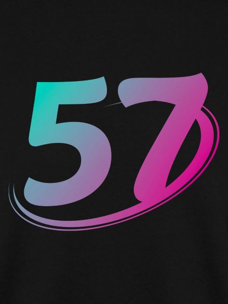 Nummer 57 mehrfarbig