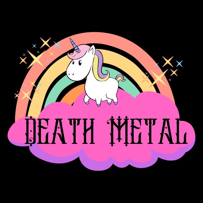 Death Metal Einhorn