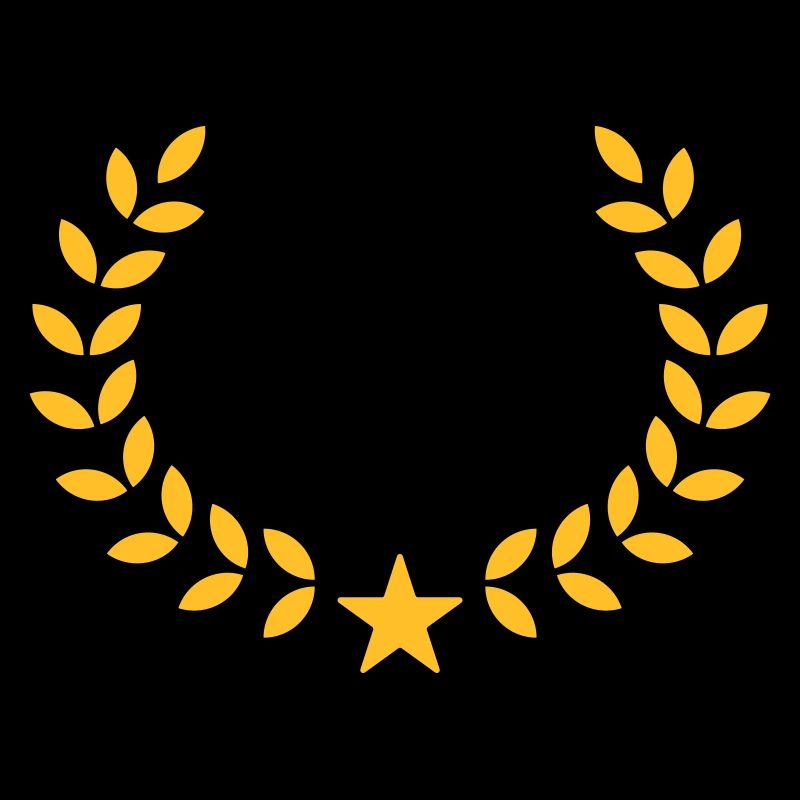 Siegerkranz Dein Text Stern Sieger Gewinner Kranz