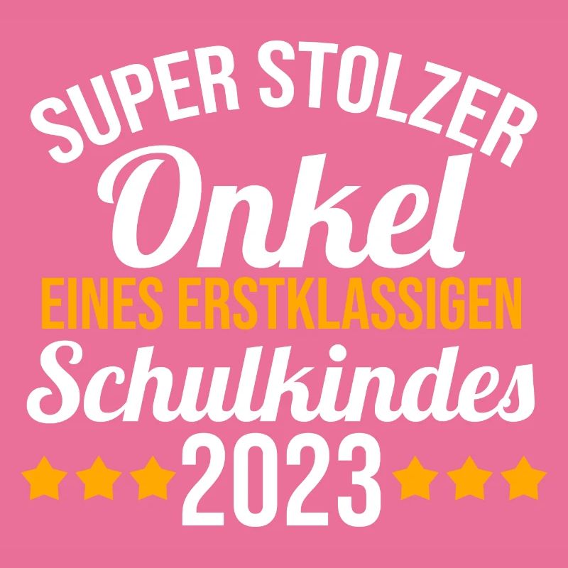 Stolzer Onkel eines Schulkind 2023 Einschulung