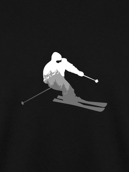 Ski fahren Abfahrt
