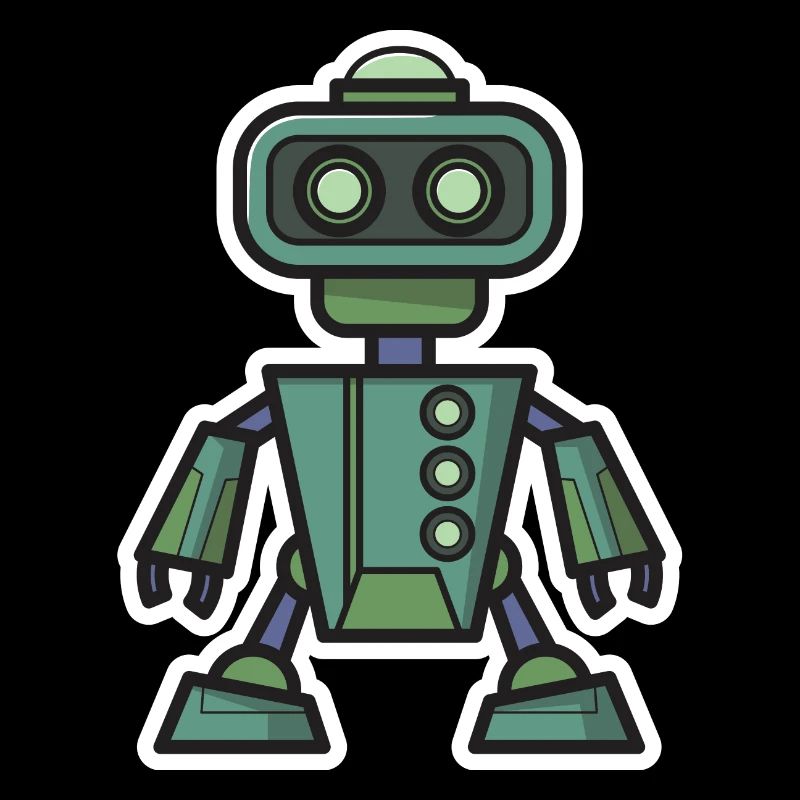 Roboter Science Fiction Geschenk Kinder lustig Bot