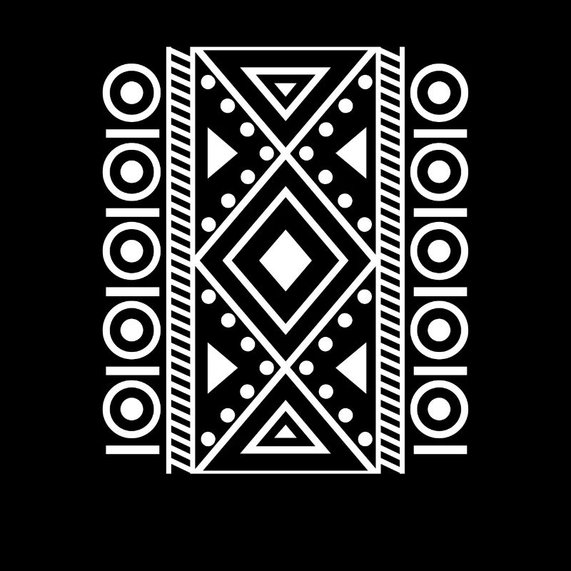 schönes Muster Design Weiß