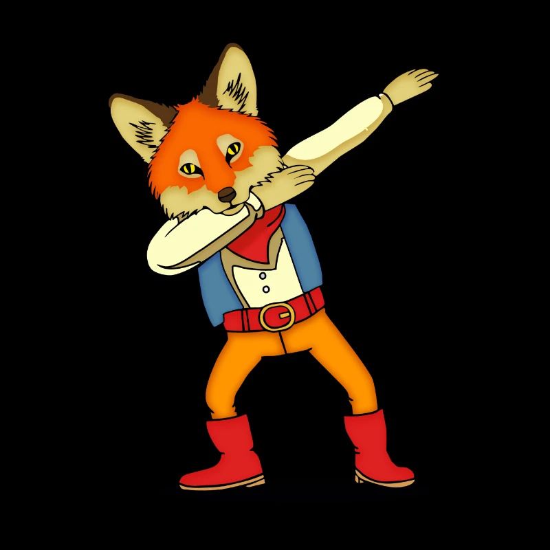 Tanzender Fuchs Cowboy linedance