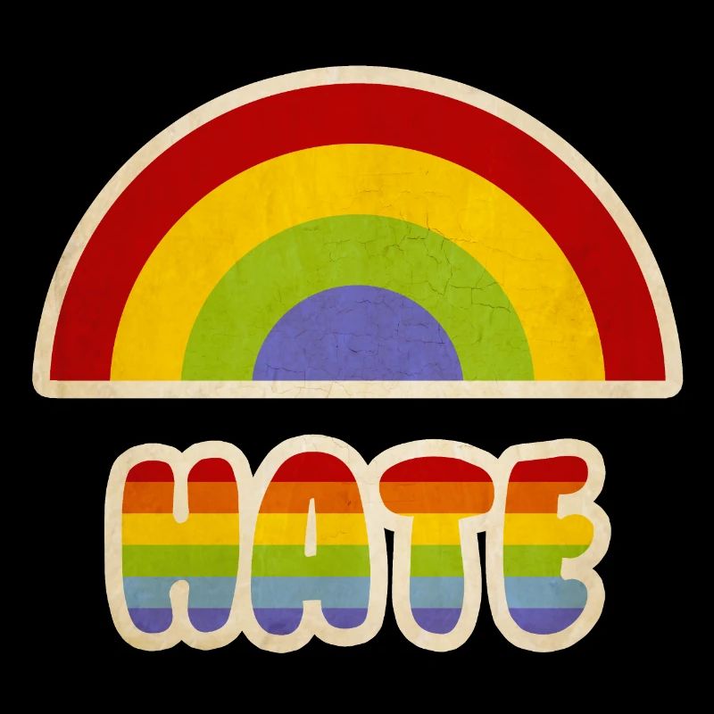 Regenbogen Hass Parodie