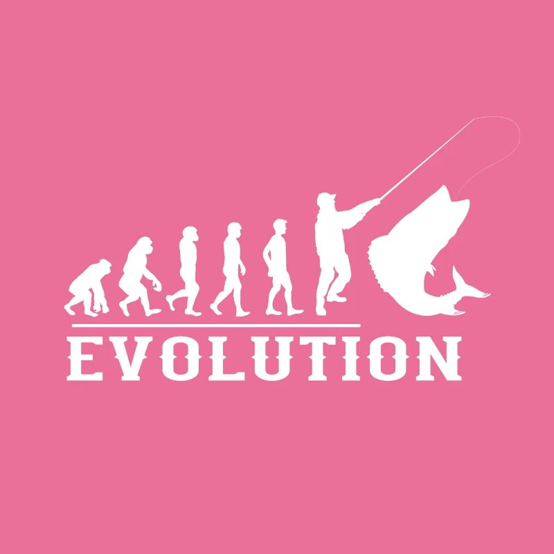 Evolutiondesign Angeln Fischen Geschenk