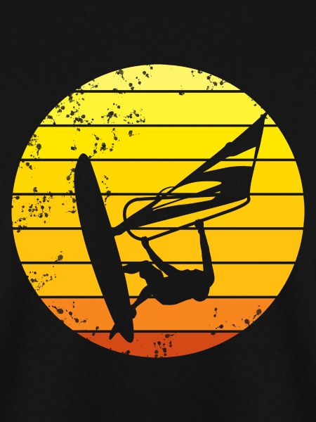 Windsurfer Retro Sonnenuntergang