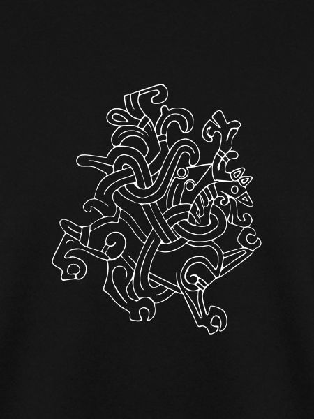 Wikinger-Drachenkunst im Originalstil.