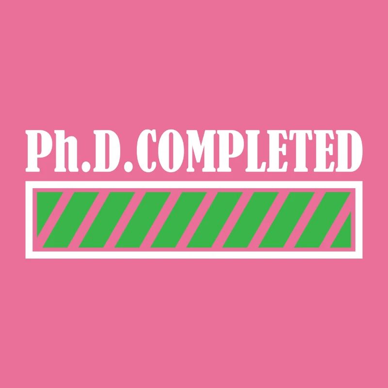 Phd Completed Doktor Abschluss Geschenk