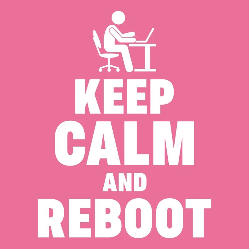 Keep Calm and Reboot Admin Sysadmin Geschenk