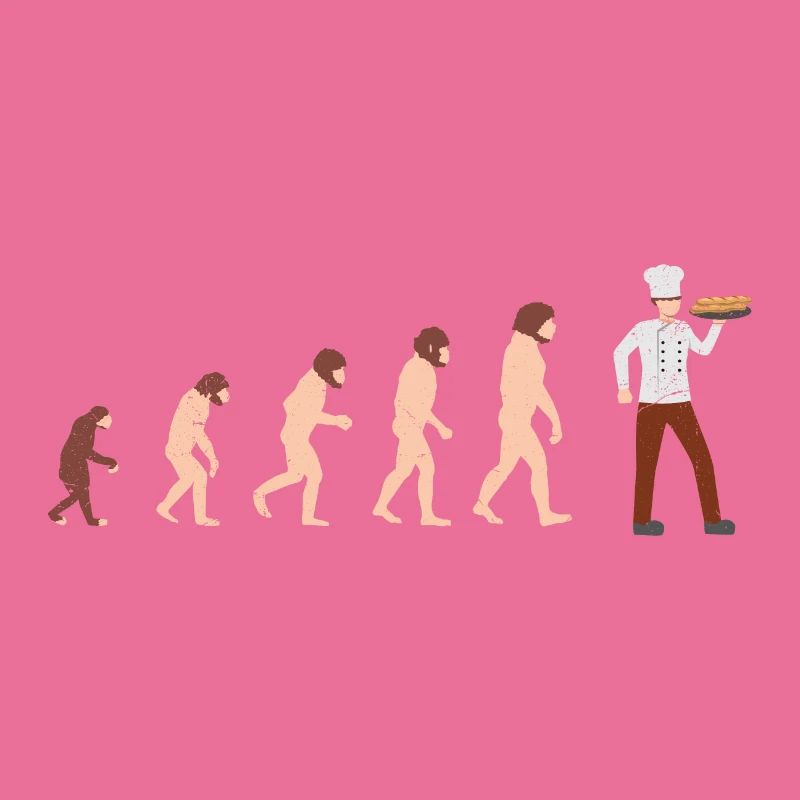 Evolution Chef Cook Idée cadeau drôle