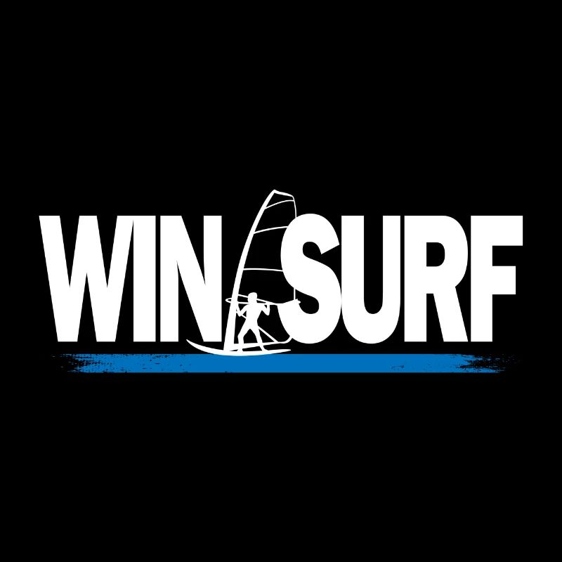 Silhouette Windsurfing Geschenk Kitesurfing